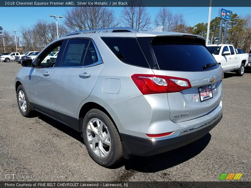 Silver Ice Metallic / Jet Black 2018 Chevrolet Equinox Premier AWD
