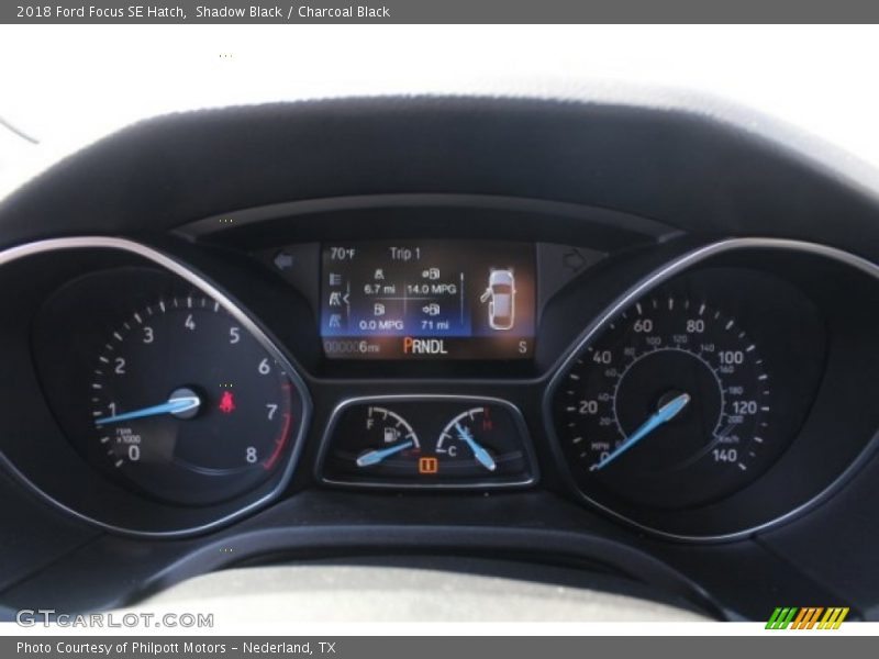 Shadow Black / Charcoal Black 2018 Ford Focus SE Hatch