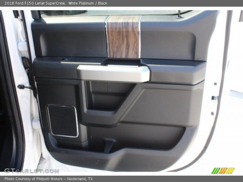 White Platinum / Black 2018 Ford F150 Lariat SuperCrew