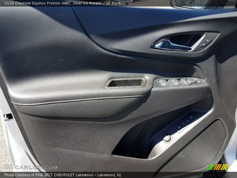 Silver Ice Metallic / Jet Black 2018 Chevrolet Equinox Premier AWD