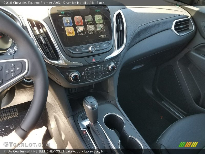 Silver Ice Metallic / Jet Black 2018 Chevrolet Equinox Premier AWD