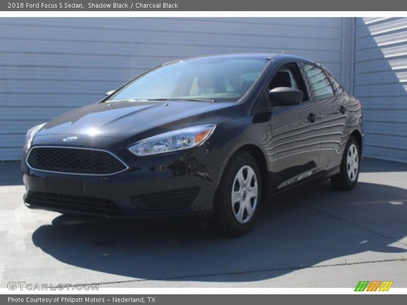 Shadow Black / Charcoal Black 2018 Ford Focus S Sedan