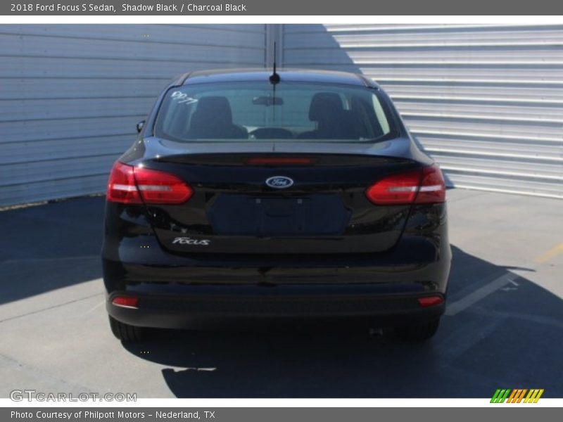 Shadow Black / Charcoal Black 2018 Ford Focus S Sedan