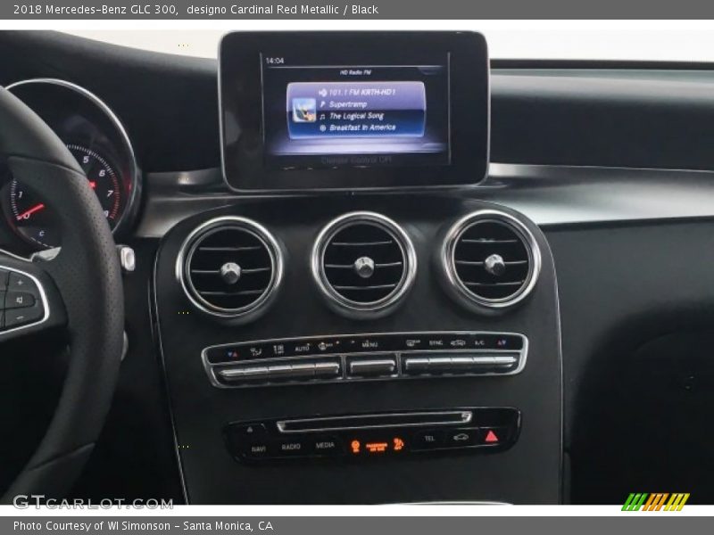 designo Cardinal Red Metallic / Black 2018 Mercedes-Benz GLC 300