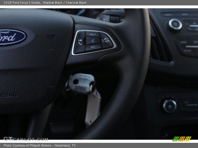 Shadow Black / Charcoal Black 2018 Ford Focus S Sedan