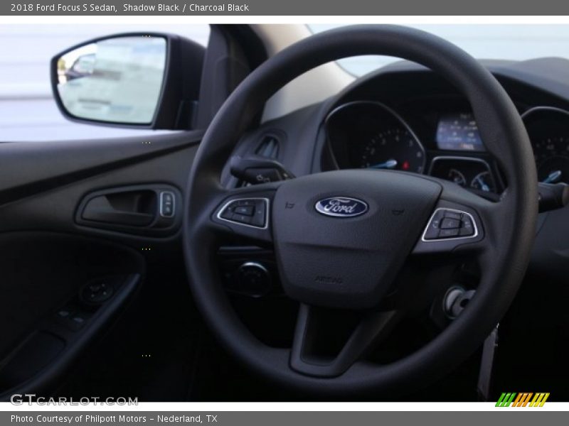 Shadow Black / Charcoal Black 2018 Ford Focus S Sedan