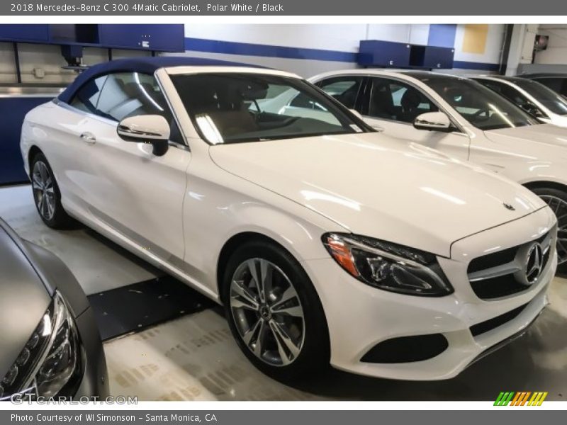 Front 3/4 View of 2018 C 300 4Matic Cabriolet