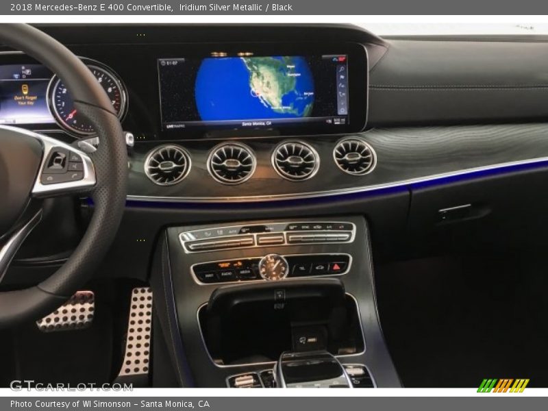 Iridium Silver Metallic / Black 2018 Mercedes-Benz E 400 Convertible