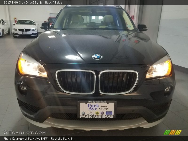 Jet Black / Beige 2015 BMW X1 xDrive28i