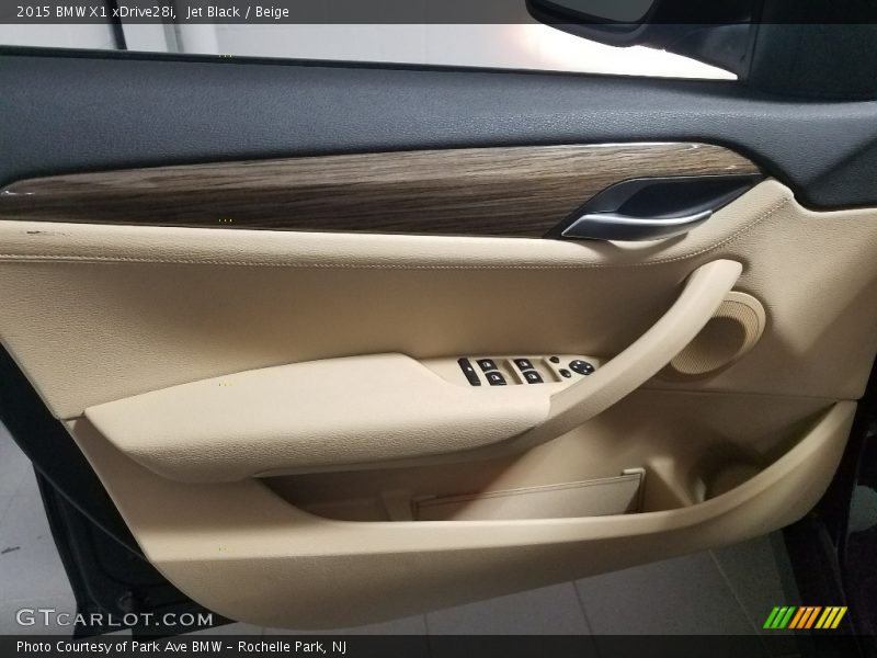 Jet Black / Beige 2015 BMW X1 xDrive28i