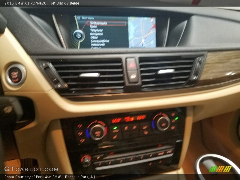 Jet Black / Beige 2015 BMW X1 xDrive28i