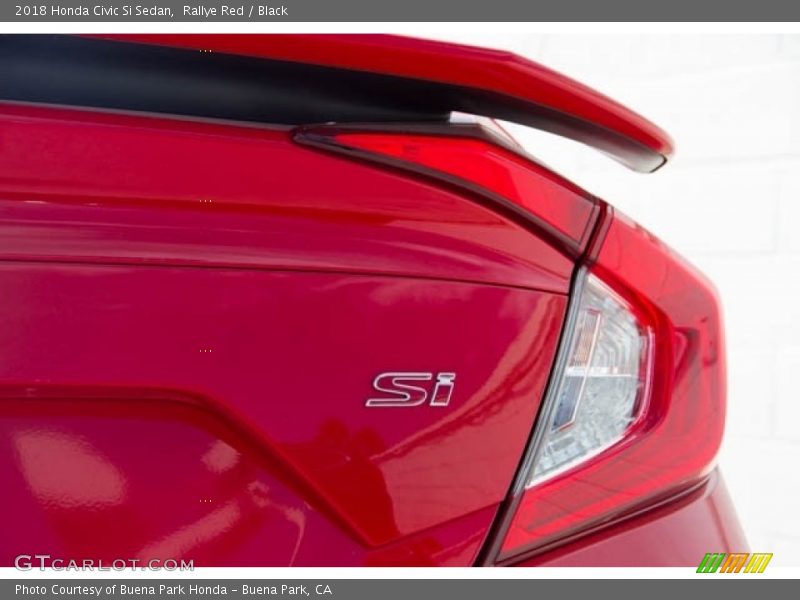 Rallye Red / Black 2018 Honda Civic Si Sedan