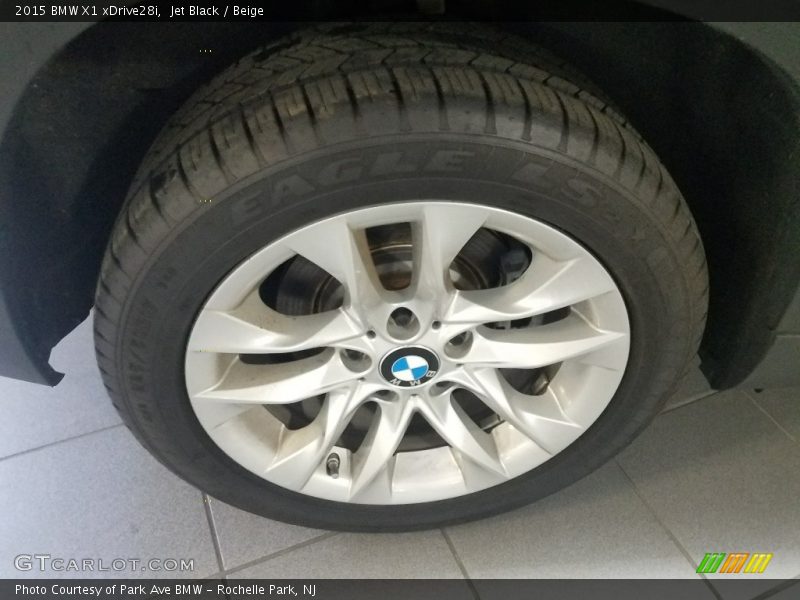 Jet Black / Beige 2015 BMW X1 xDrive28i