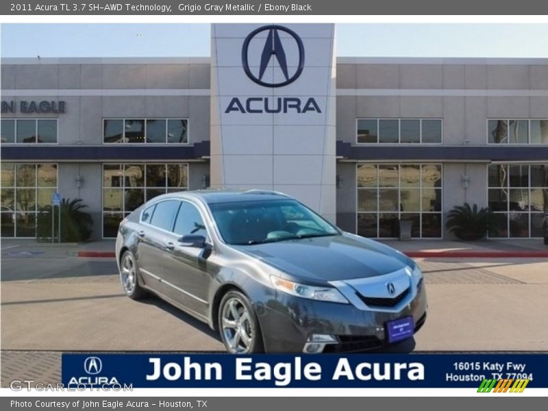 Grigio Gray Metallic / Ebony Black 2011 Acura TL 3.7 SH-AWD Technology