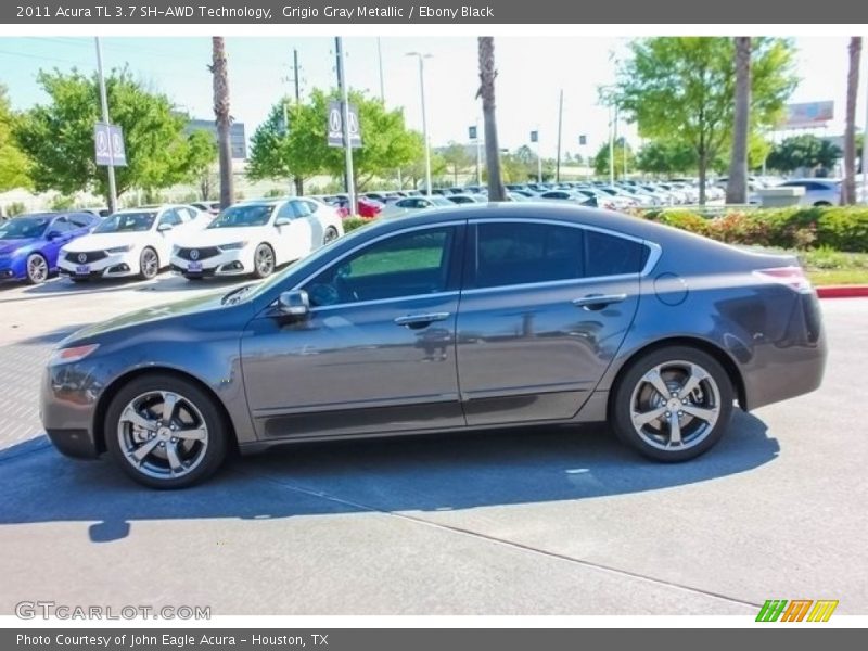 Grigio Gray Metallic / Ebony Black 2011 Acura TL 3.7 SH-AWD Technology