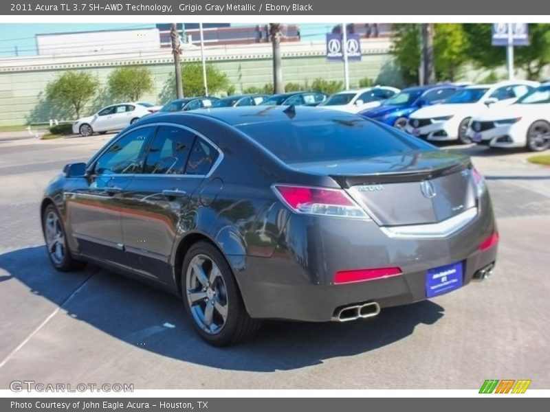 Grigio Gray Metallic / Ebony Black 2011 Acura TL 3.7 SH-AWD Technology