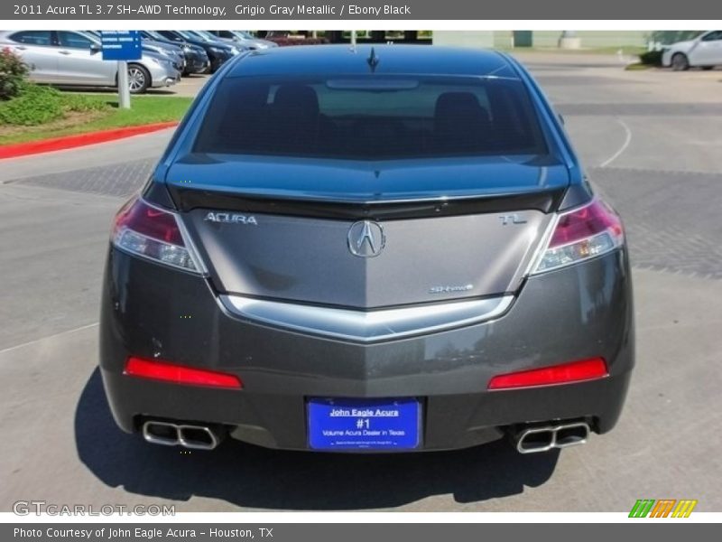 Grigio Gray Metallic / Ebony Black 2011 Acura TL 3.7 SH-AWD Technology
