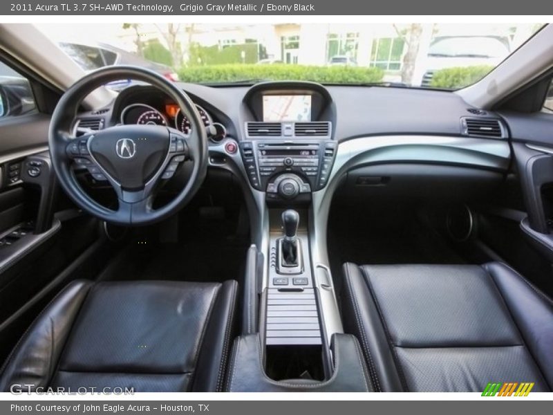 Grigio Gray Metallic / Ebony Black 2011 Acura TL 3.7 SH-AWD Technology