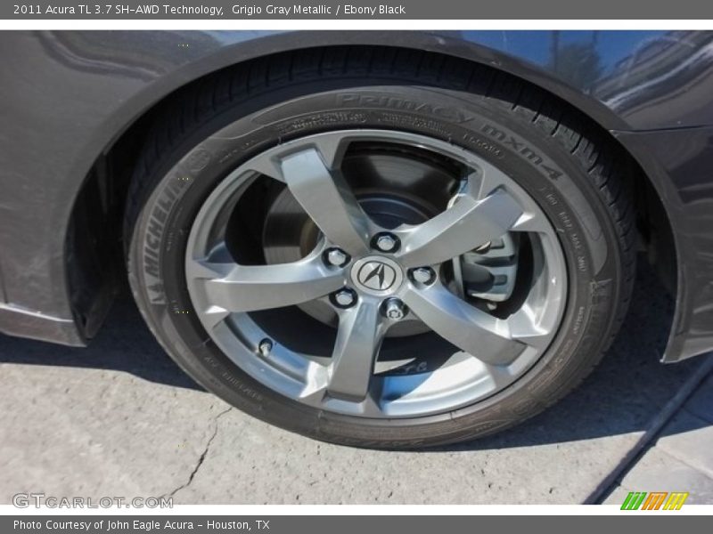 Grigio Gray Metallic / Ebony Black 2011 Acura TL 3.7 SH-AWD Technology