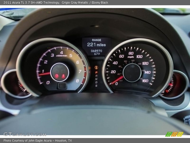 Grigio Gray Metallic / Ebony Black 2011 Acura TL 3.7 SH-AWD Technology