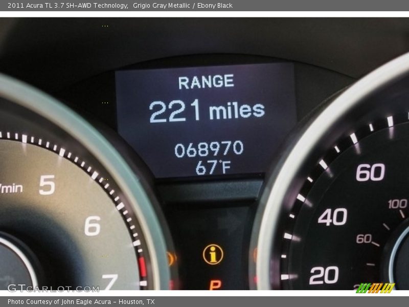 Grigio Gray Metallic / Ebony Black 2011 Acura TL 3.7 SH-AWD Technology