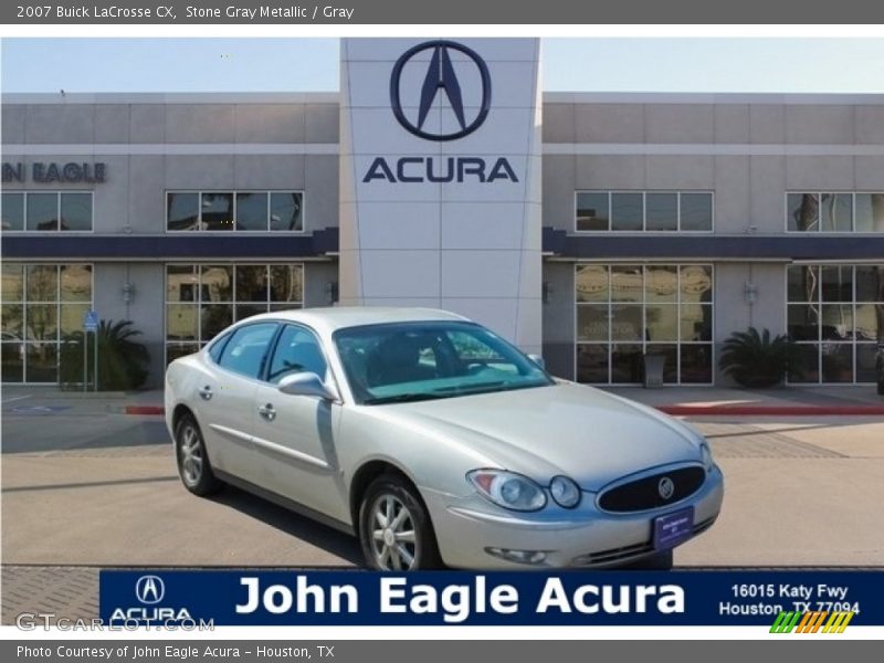 Stone Gray Metallic / Gray 2007 Buick LaCrosse CX