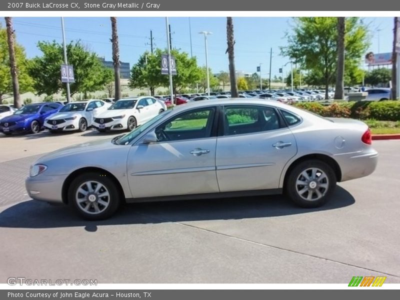 Stone Gray Metallic / Gray 2007 Buick LaCrosse CX