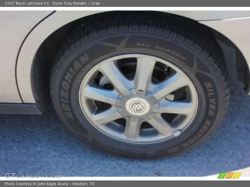 Stone Gray Metallic / Gray 2007 Buick LaCrosse CX