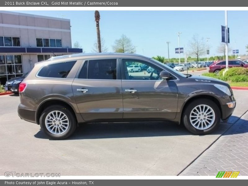 Gold Mist Metallic / Cashmere/Cocoa 2011 Buick Enclave CXL