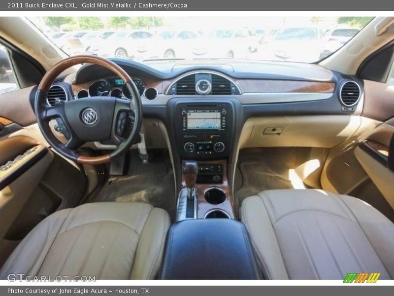 Gold Mist Metallic / Cashmere/Cocoa 2011 Buick Enclave CXL