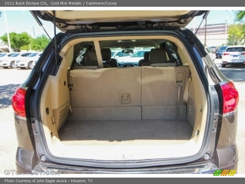 Gold Mist Metallic / Cashmere/Cocoa 2011 Buick Enclave CXL