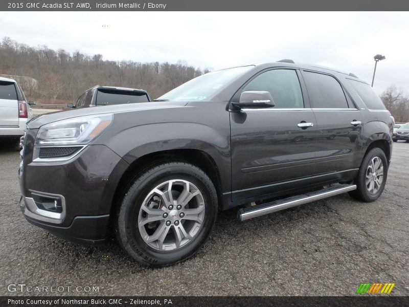 Iridium Metallic / Ebony 2015 GMC Acadia SLT AWD