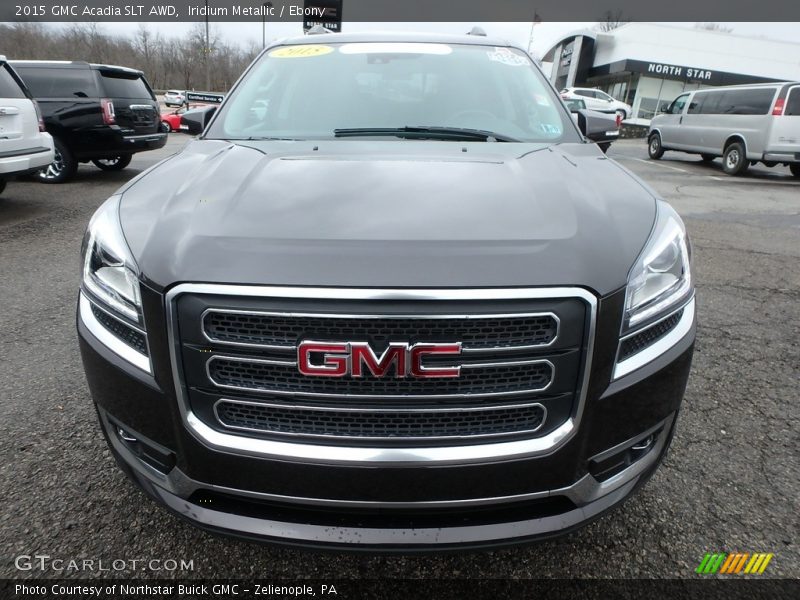 Iridium Metallic / Ebony 2015 GMC Acadia SLT AWD