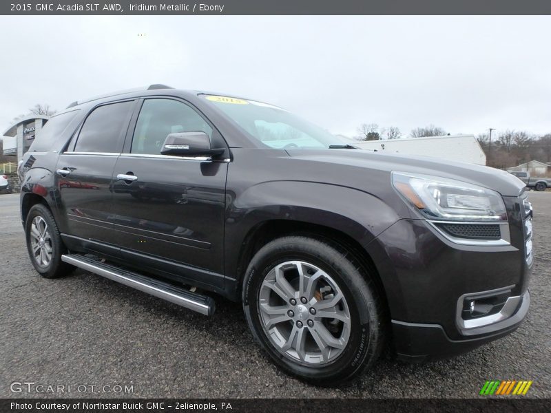 Iridium Metallic / Ebony 2015 GMC Acadia SLT AWD