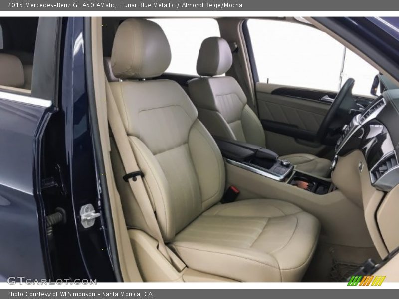 Lunar Blue Metallic / Almond Beige/Mocha 2015 Mercedes-Benz GL 450 4Matic