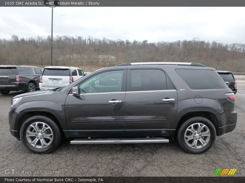 Iridium Metallic / Ebony 2015 GMC Acadia SLT AWD