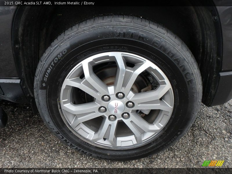 Iridium Metallic / Ebony 2015 GMC Acadia SLT AWD