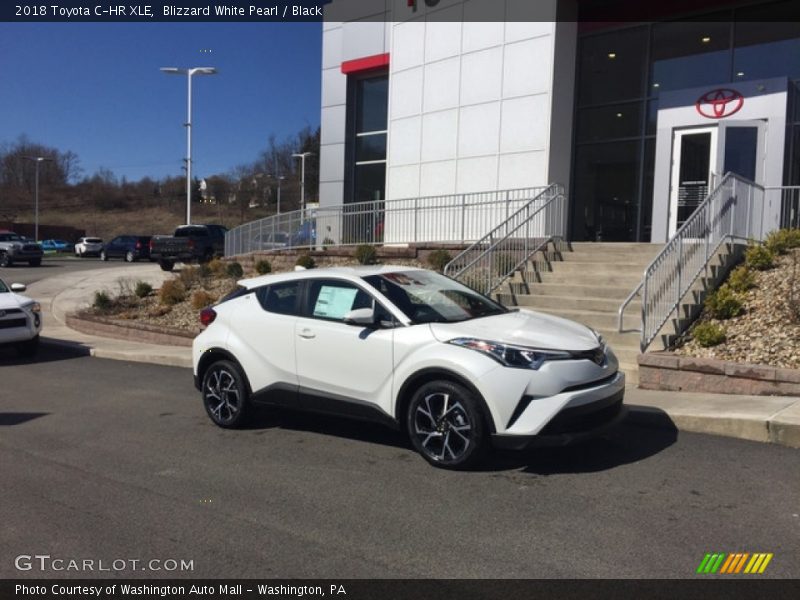 Blizzard White Pearl / Black 2018 Toyota C-HR XLE