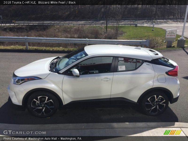Blizzard White Pearl / Black 2018 Toyota C-HR XLE