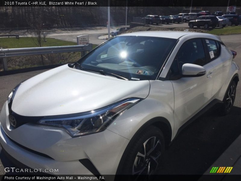 Blizzard White Pearl / Black 2018 Toyota C-HR XLE