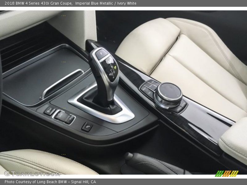 Imperial Blue Metallic / Ivory White 2018 BMW 4 Series 430i Gran Coupe