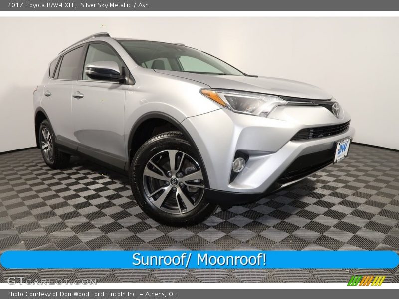 Silver Sky Metallic / Ash 2017 Toyota RAV4 XLE