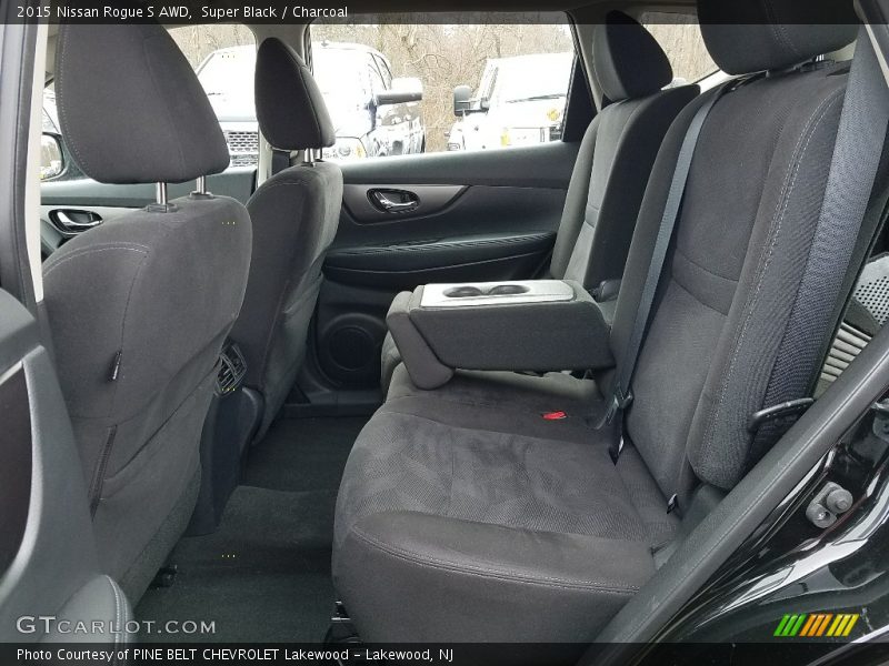 Super Black / Charcoal 2015 Nissan Rogue S AWD