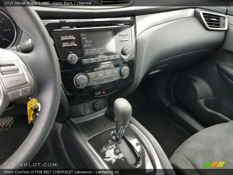Super Black / Charcoal 2015 Nissan Rogue S AWD