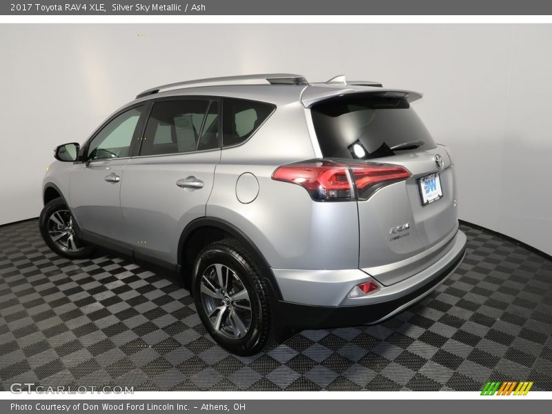 Silver Sky Metallic / Ash 2017 Toyota RAV4 XLE