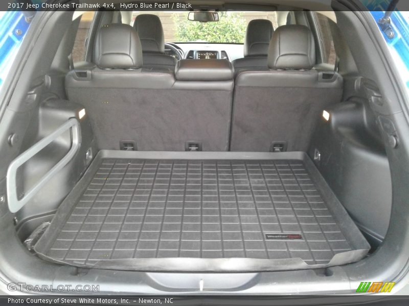Hydro Blue Pearl / Black 2017 Jeep Cherokee Trailhawk 4x4