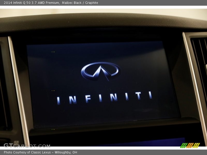 Malbec Black / Graphite 2014 Infiniti Q 50 3.7 AWD Premium