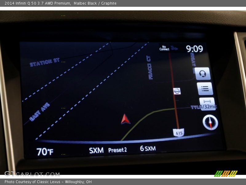 Malbec Black / Graphite 2014 Infiniti Q 50 3.7 AWD Premium