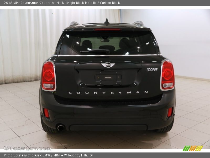 Midnight Black Metallic / Carbon Black 2018 Mini Countryman Cooper ALL4