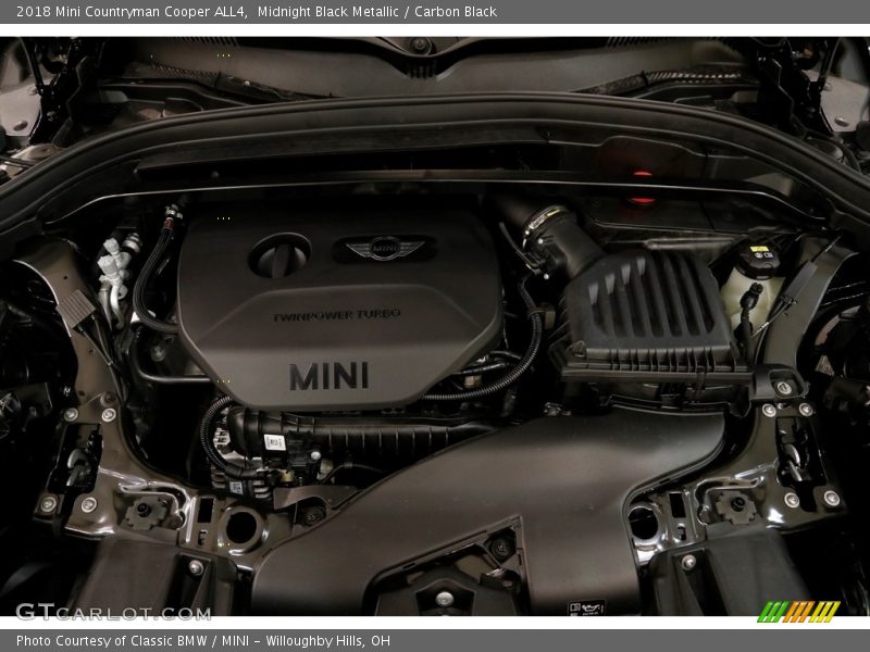  2018 Countryman Cooper ALL4 Engine - 1.5 Liter TwinPower Turbocharged DOHC 12-Valve VVT 3 Cylinder